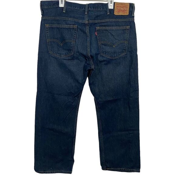 Levi’s 38x30 569 Dark Wash Loose Straight Leg Jeans - Picture 1 of 3